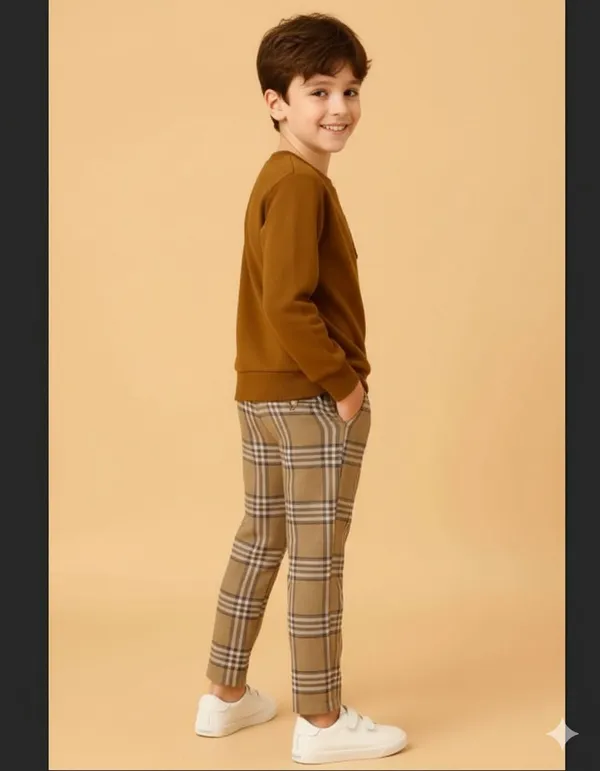 Arjun_Enterprise_Boys_Party(Festive)_T-Shirt_Pant_(Brown)