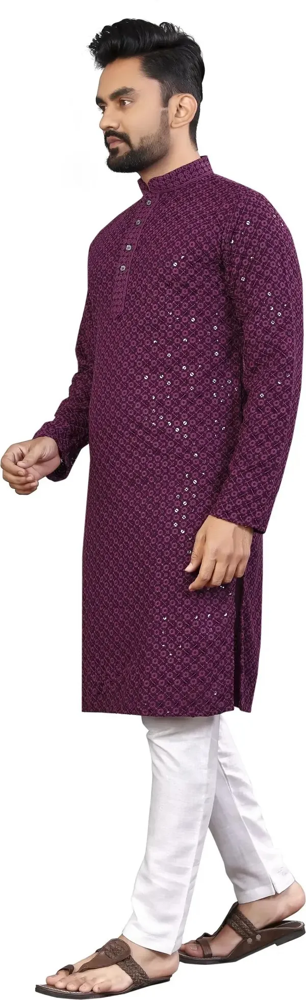 Selersathi_Men_Embellished,_Straight_Kurta_(Purple)