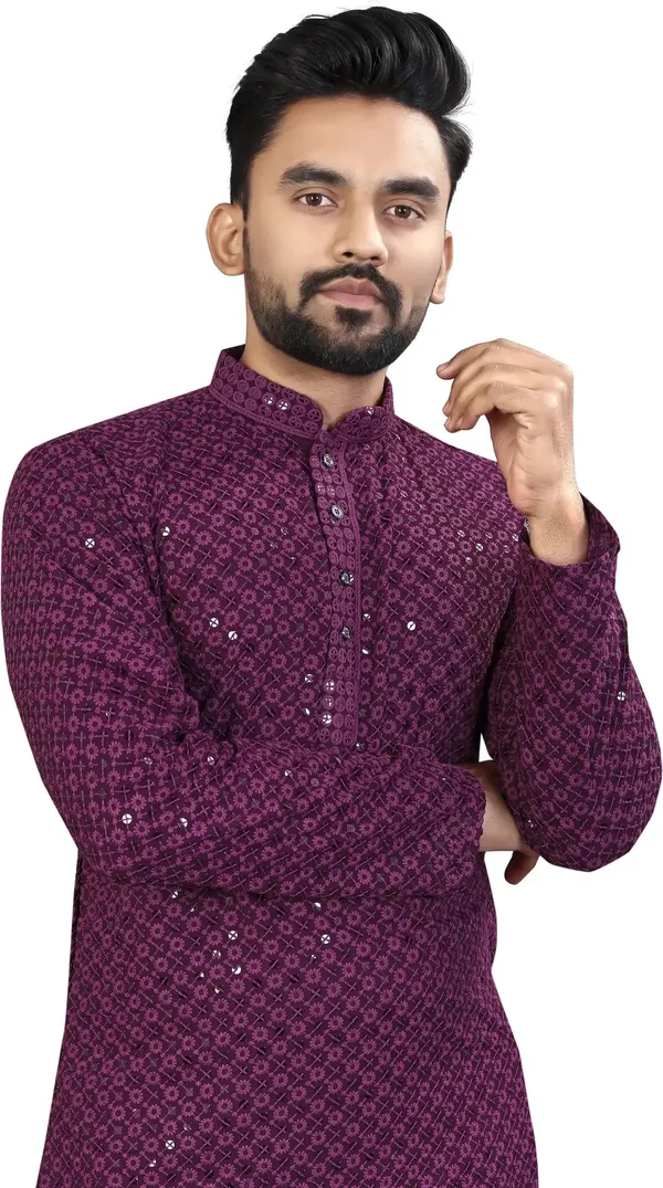 Selersathi_Men_Embellished,_Straight_Kurta_(Purple)