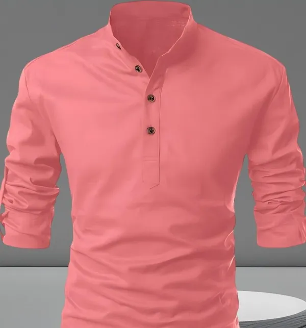 White_And_Pink_Finfolk_Selersathi_Men_Solid_Straight_Shirt_For_Men_(Pack_of_2)