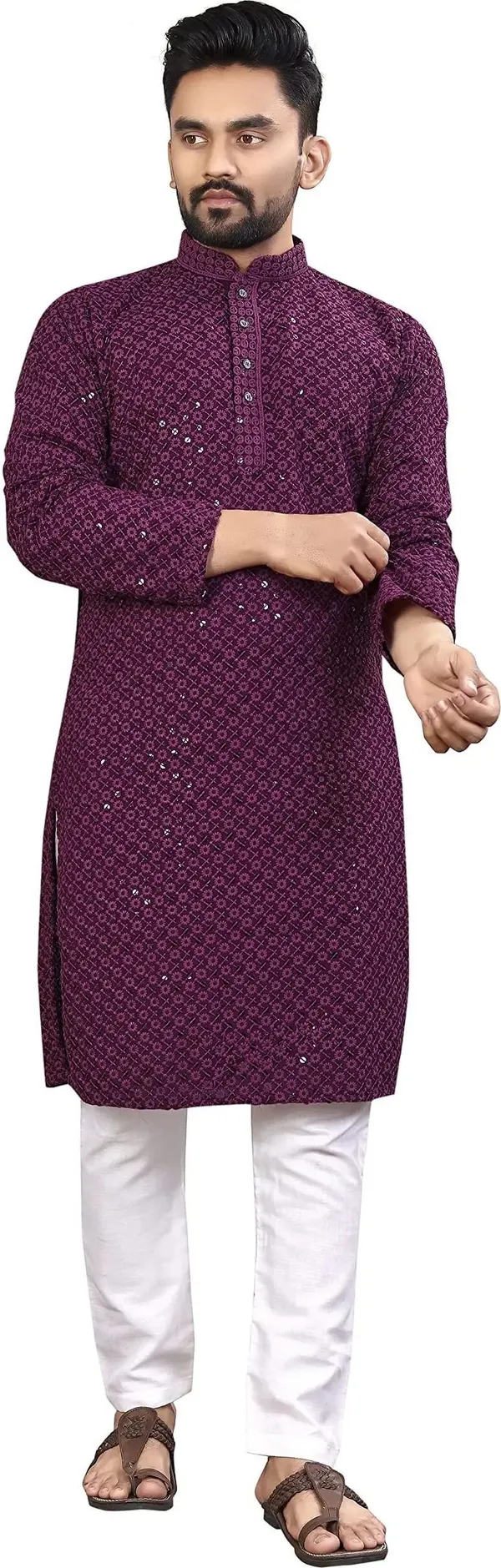 Selersathi_Men_Embellished,_Embroidered_Straight_Kurta_(Purple)