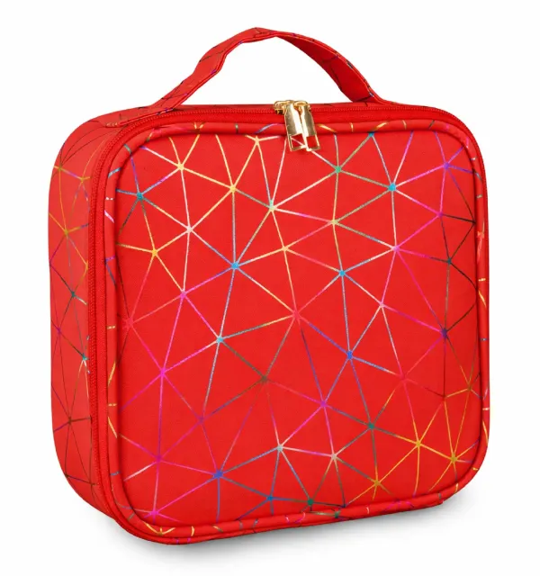 Professional_Faux_Leather_Makeup_Organizer:_Travel_Vanity_Bag_with_Customizable_Dividers_&_Brush_Storage-Red