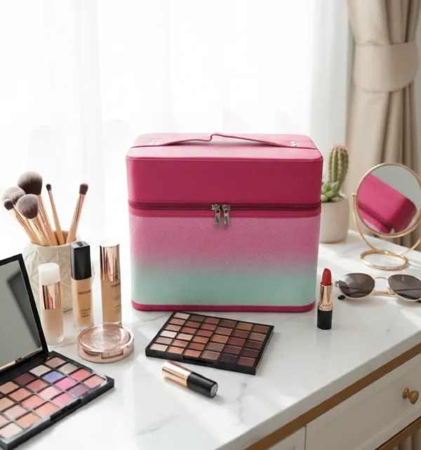 Cosmetic_Makeup_Storage_Organizer_Toiletry_Vanity_Bag_with_Foldable_Tray_&_Mirror