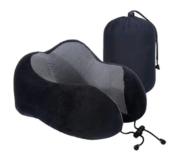 Zudo_Homes_Memory_Foam_Neck_Rest_Pillow_for_Neck_Support,_Travel_Pillow_for_Resting_in_Flight,_Car,_Train_and_Bus_(9.5"_X_10"_X_5'')