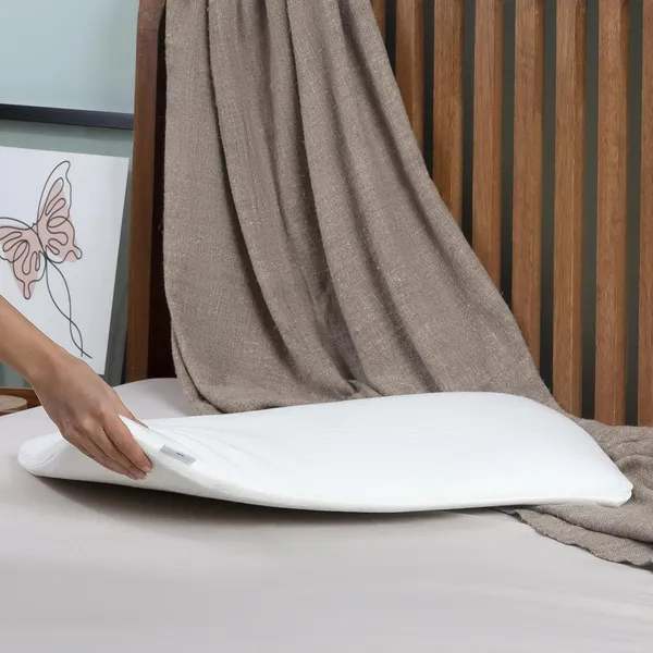 Zudo_Homes_Memory_Foam_Slim_Pillow_for_Sleeping-Cervical_Pillow_for_Neck_Pain,Shoulder_&_Back_Pain_Relief-Orthopedic_Pillow_for_Neck_Support-Ortho_Thin_(Pack_of_1),_White