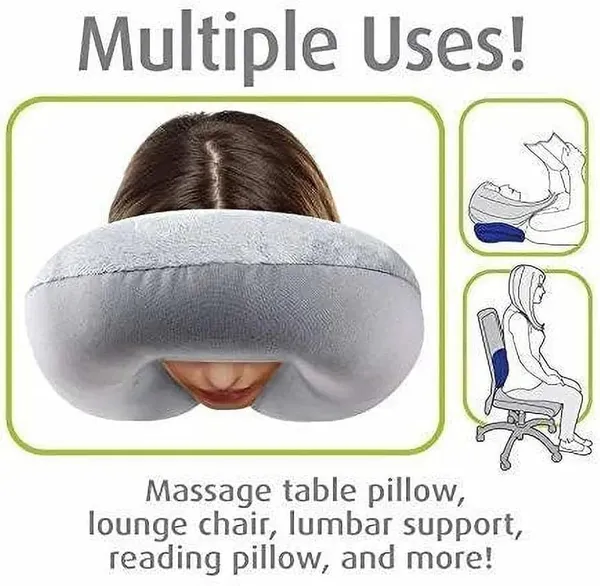 Zudo_Homes_Travel_Neck_Pillow_In_Memory_Foam_Luxury_Travel_Neck_Support_Neck_Rest_Neck_Pain_100_Pure_Memory_Foam_Soft_Comfort_Support_Pillow_For_Airplane_Car_Office_Home_Rest_Use_Dark_GreyFree_Size