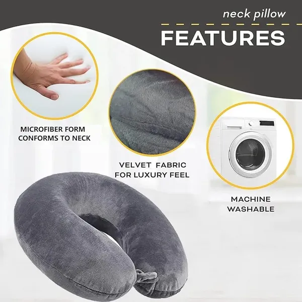 Zudo_Homes_Travel_Neck_Pillow_In_Memory_Foam_Luxury_Travel_Neck_Support_Neck_Rest_Neck_Pain_100_Pure_Memory_Foam_Soft_Comfort_Support_Pillow_For_Airplane_Car_Office_Home_Rest_Use_Dark_GreyFree_Size