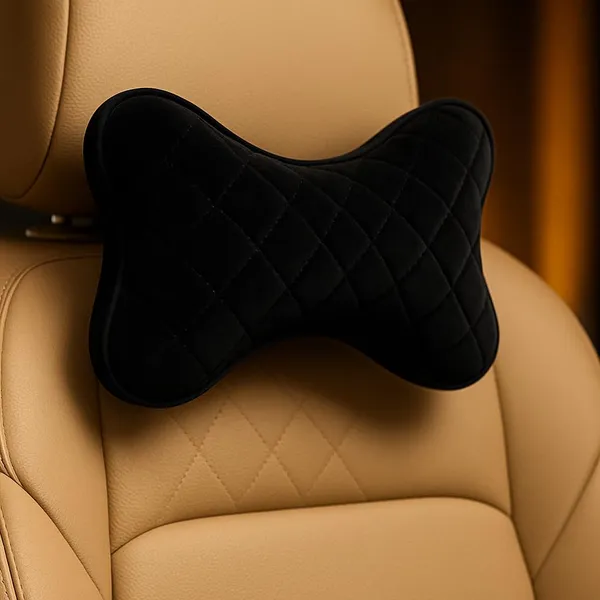 Zudo_Homes_Car_Headrest_Pillow,_Car_Pillow_for_Neck_Pain_Relief_with_Adjustable_Strap,_Foam_&_Breathable_Removable_Cover,_Ergonomic_Design_-_Softness_Travel_Car_Neck_Pillow_-_Red/Black_Colour_Pack_of_2