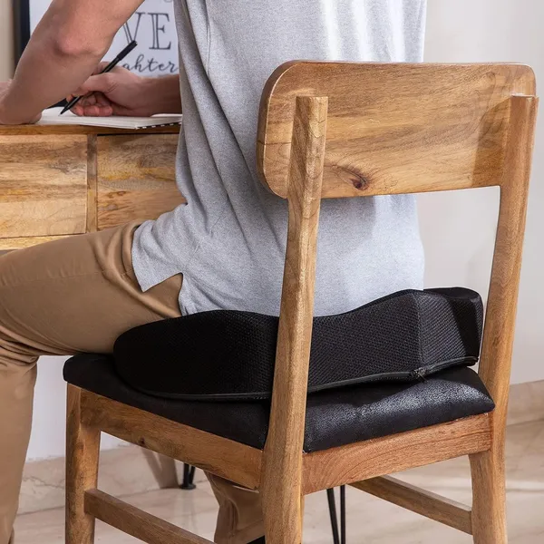 Zudo_Homes_Ultimate_Pro_Piles_Seat_Cushion_High_Density_For_Hip_Tailbone_Coccyx_Sciatica_Pain_Relief_Foam_Ergonomic_Design_Contoured_Cushion_For_Office_Or_Home_Chairs