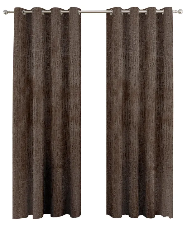 Zudo_Homes_Brown_Premium_Blackout_Emboss_Set_Of_2_Panels_Curtains_Elegant_Eyelet_Curtains_Light_Filtering_Soft_Fabric_For_Living_Room_Bedroom