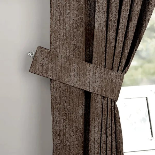 Zudo_Homes_Brown_Premium_Blackout_Emboss_Set_Of_2_Panels_Curtains_Elegant_Eyelet_Curtains_Light_Filtering_Soft_Fabric_For_Living_Room_Bedroom