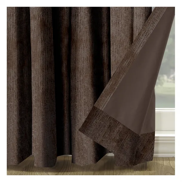 Zudo_Homes_Brown_Premium_Blackout_Emboss_Set_Of_2_Panels_Curtains_Elegant_Eyelet_Curtains_Light_Filtering_Soft_Fabric_For_Living_Room_Bedroom