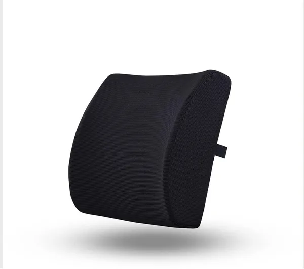 Zudo_Homes_Black_Cotton_Lumbar_Pillow_Solid_14_X_13_X_4.5inch