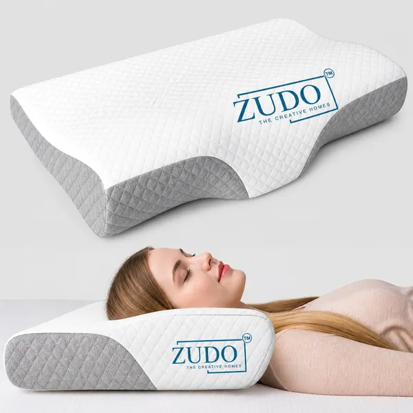 Zudo_Homes_Memory_Foam_Pillow_Neck_Pillow_for_Bed,_Ergonomic_Cervical_Pillow_Neck_Support_Side_Sleeper_Orthopedic_Contour_Pillow_for_Neck_and_Shoulder_Pain,_and_Washable_Breathable_Pillowcase