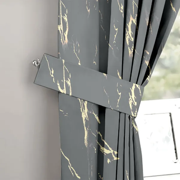 Zudo_Homes_Charcoal_Grey_Marble_Blackout_Foil_Curtains_Set_Of_2_Elegant_Metallic_Abstract_Design_Drapes_With_Metal_Eyelets_For_Living_Room_Bedroom