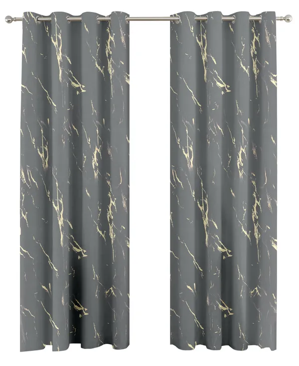 Zudo_Homes_Charcoal_Grey_Marble_Blackout_Foil_Curtains_Set_Of_2_Elegant_Metallic_Abstract_Design_Drapes_With_Metal_Eyelets_For_Living_Room_Bedroom