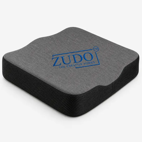 Zudo_Homes_Memory_Foam_Coccyx_Seat_Cushion_for_Tailbone_Pain_Sciatica,_Back_Pain_Relief_Orthopedic_Chair_Cushions_for_Sitting_for_Office_Chair_(Grey_Tailbone_Seat)