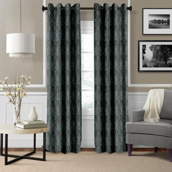 Zudo_Homes_Grey_Premium_Blackout_Emboss_Set_Of_2_Panels_Curtains_Elegant_Eyelet_Curtains_Light_Filtering_Soft_Fabric_For_Living_Room_Bedroom