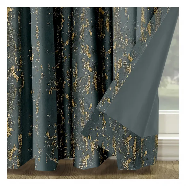 Zudo_Homes_Teal_Green_Blackout_Foil_Curtains_Set_Of_2_Panels_With_Gold_Foil_Accents_Silver_Grommets_Elegant_Light_Filtering_Drapes_For_Living_Room_Bedroom