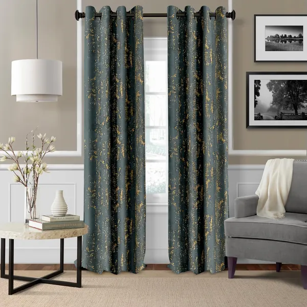 Zudo_Homes_Teal_Green_Blackout_Foil_Curtains_Set_Of_2_Panels_With_Gold_Foil_Accents_Silver_Grommets_Elegant_Light_Filtering_Drapes_For_Living_Room_Bedroom