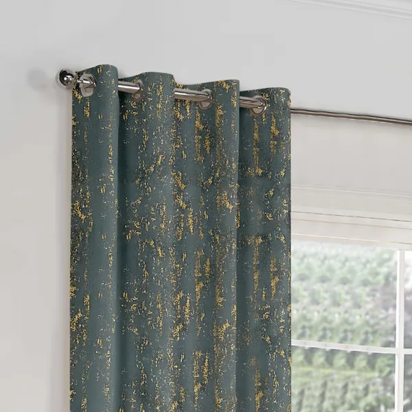 Zudo_Homes_Teal_Green_Blackout_Foil_Curtains_Set_Of_2_Panels_With_Gold_Foil_Accents_Silver_Grommets_Elegant_Light_Filtering_Drapes_For_Living_Room_Bedroom