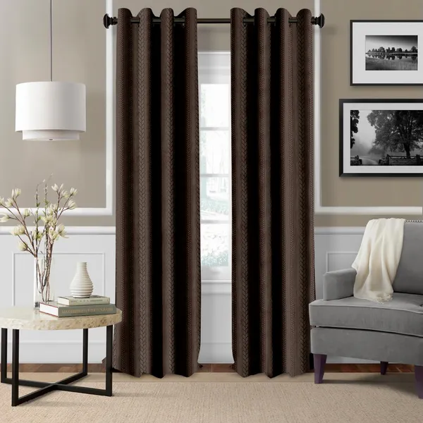 Zudo_Homes_Premium_Blackout_Emboss_Set_Of_2_Panels_Eyelet_Curtains_Elegant_Braided_Patter_For_Living_Room_Bedroom_Brown