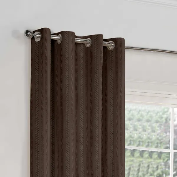 Zudo_Homes_Premium_Blackout_Emboss_Set_Of_2_Panels_Eyelet_Curtains_Elegant_Braided_Patter_For_Living_Room_Bedroom_Brown