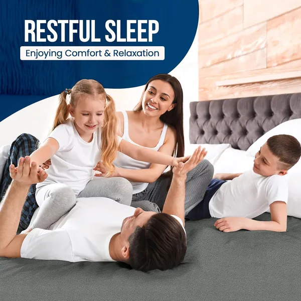 Zudo_Homes_Waterproof_Ultra_Soft_Terry_Mattress_Protector_Queen_Size_Breathable_Hypoallergenic_Noiseless_Ultra_Soft_Fitted_Bed_Protector_60x72_inch_Mattress/Bed_Cover_(Super_Queen_(60*72”),_Grey