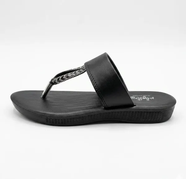 Black_Soft_Cushion_Sandal_For_Women