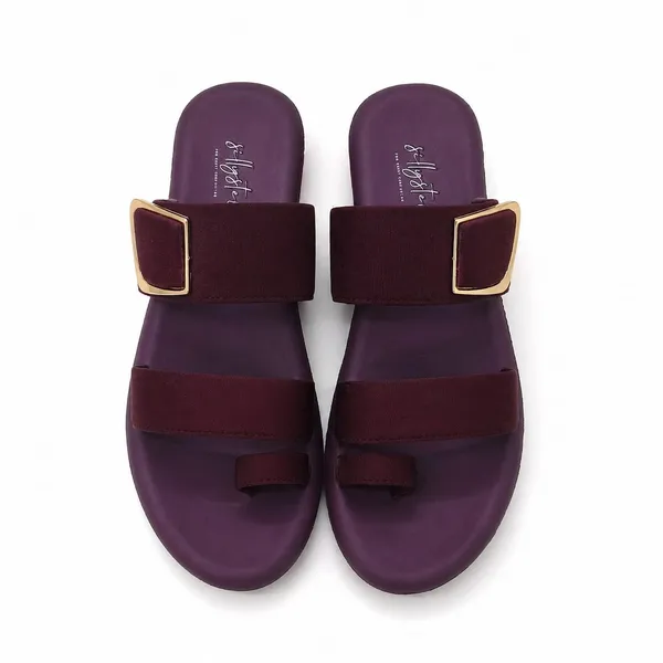 Purple_Soft_Cushion_Slide_Sandals_For_Women