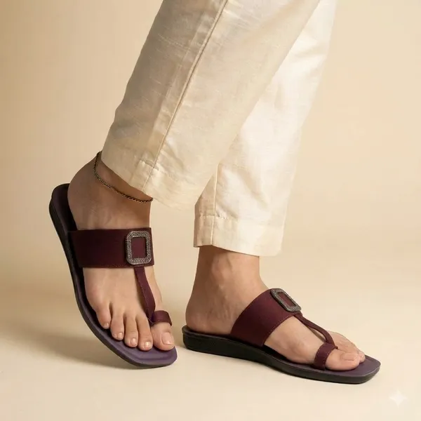 Purple_Soft_Cushion_Kolhapuri_Sandals_For_Women