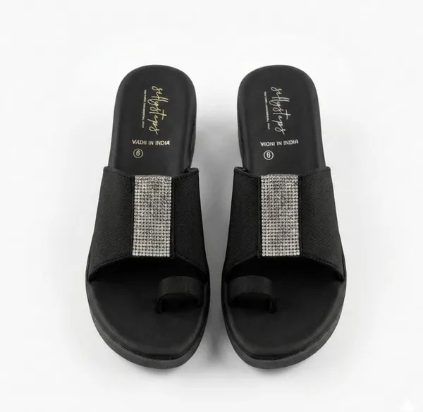 Black_Soft_Cushion_Slippers_For_Women