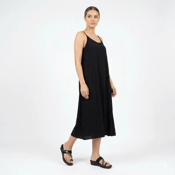 Black_Soft_Cushion_Wedge_Sandals_For_Women