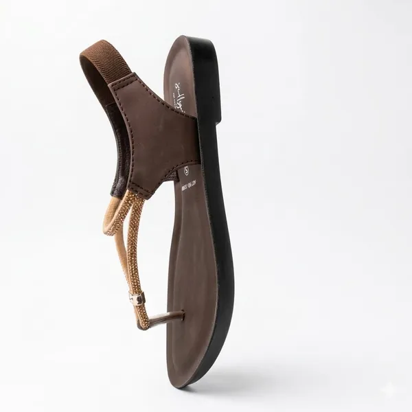 Brown_Soft_Cushion_Sandals_For_Women