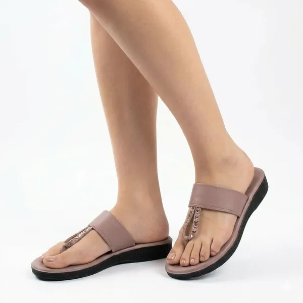 Beige_With_Gold_Soft_Cushion_Slide_Sandals_For_Women