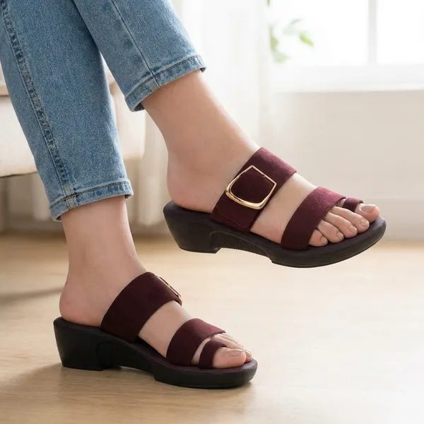 Purple_Soft_Cushion_Slide_Sandals_For_Women
