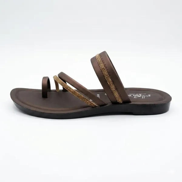 Brown_Soft_Cushion_Sandals_For_Women