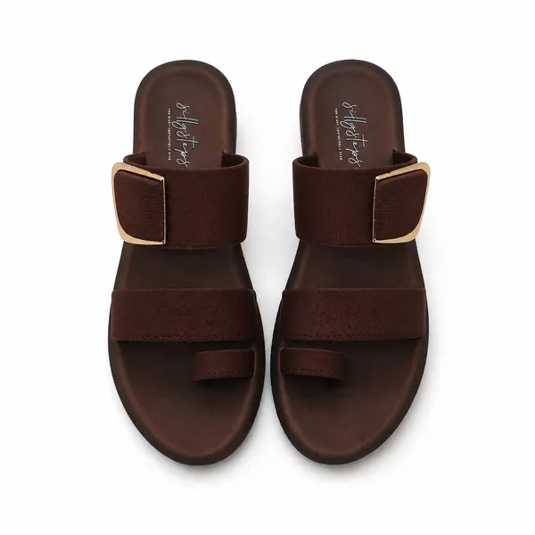 Brown_Soft_Cushion_Slide_Sandals_For_Women