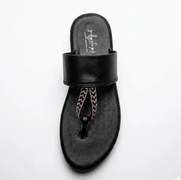 Black_Soft_Cushion_Sandal_For_Women