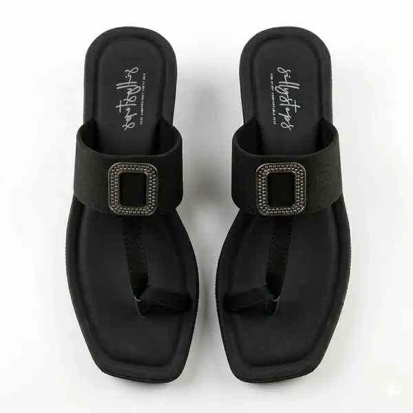Black_Soft_Cushion_Slippers_For_Women