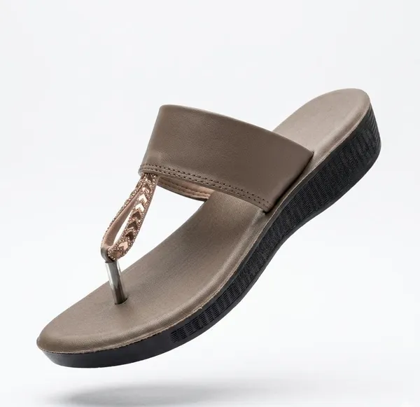 Brown_Soft_Cushion_Sandals_For_Women