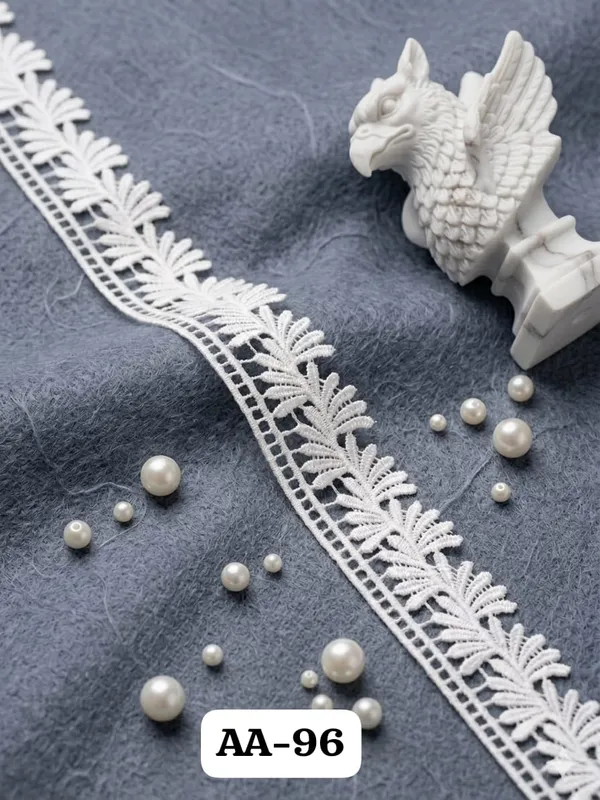 White_Floral_Lace_Trim_Embroidered_Decorative_Border