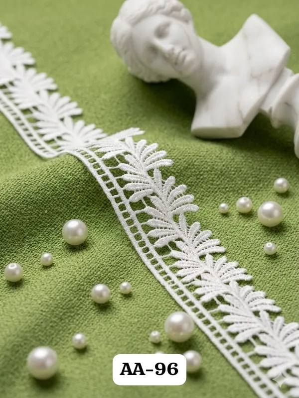 White_Floral_Lace_Trim_Embroidered_Decorative_Border