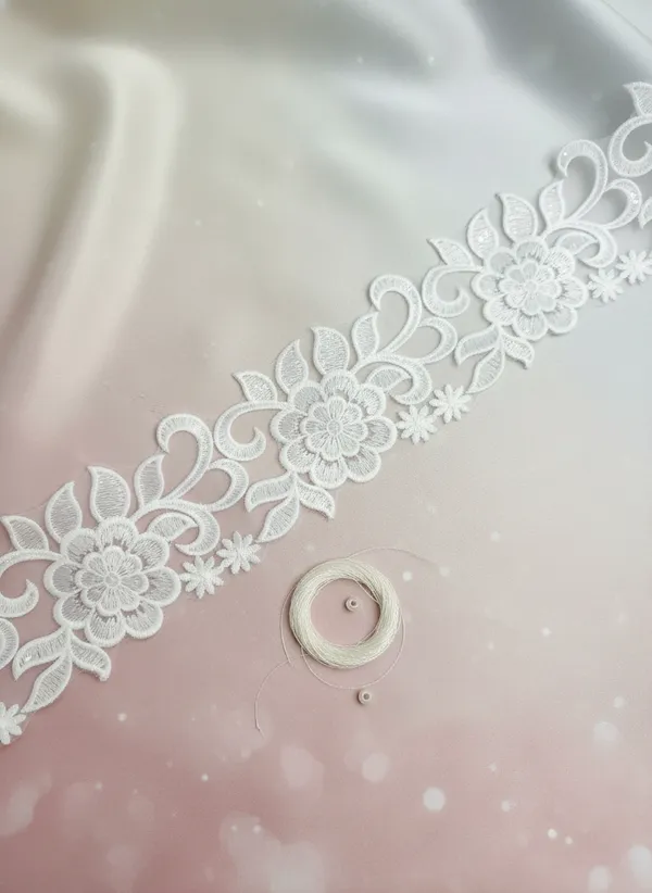 White_Floral_Lace_Trim_-_Embroidered_Decorative_Border