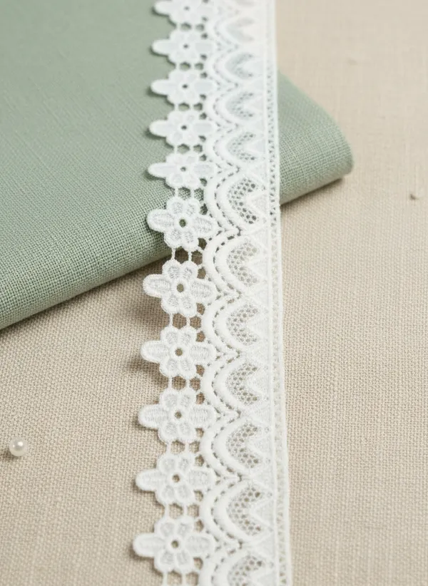 White_Lace_Trim_Ribbon_-_Decorative_Scalloped_Edge_Fabric_Lace_for_Crafts_and_Sewing