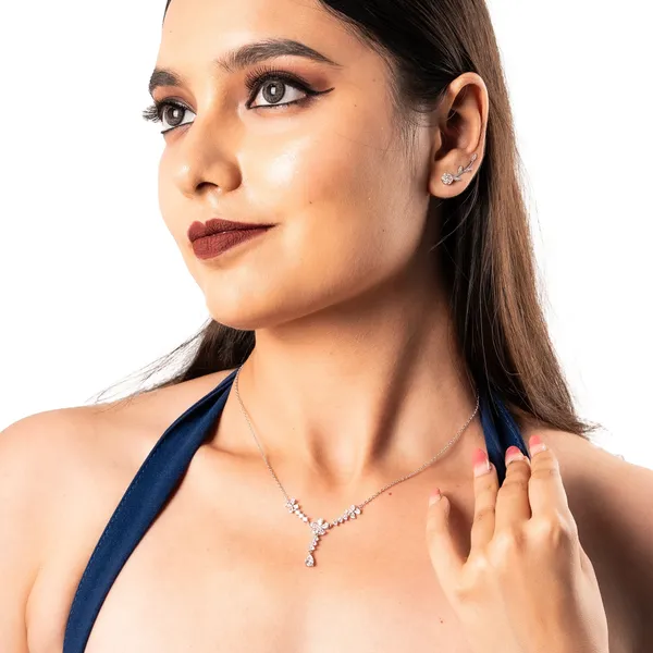 Flower_Fall_Neck_Chain_|_Sterling_Silver