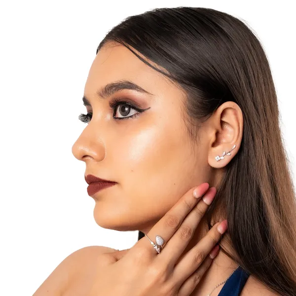 Bloom_Line_Earcuff_|_Sterling_Silver