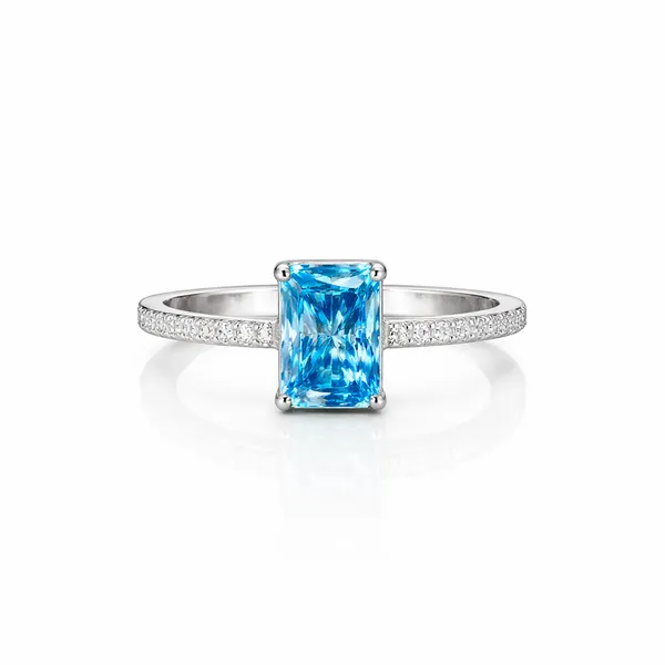 Swarovski_The_One_Aqua_Ring_|_Sterling_Silver