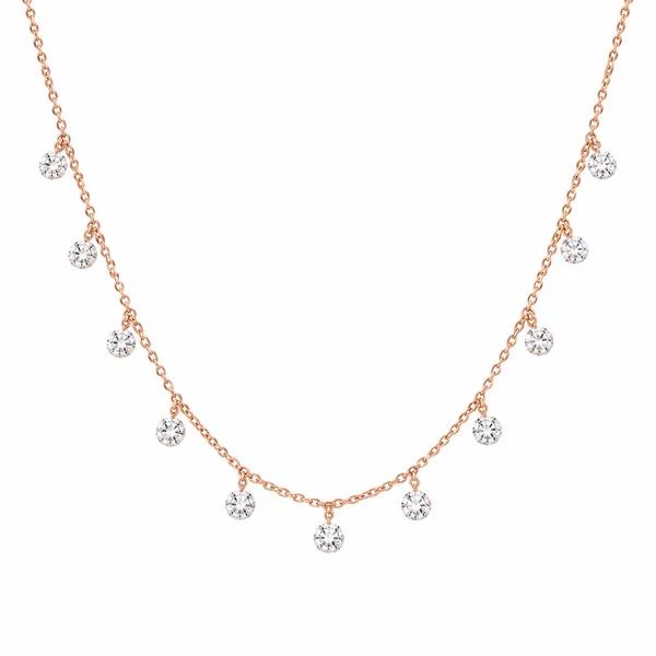 Queen's_Neck_Round_Diamond_Chain_|_Sterling_Silver_Rose_Gold