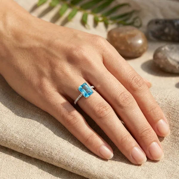 Swarovski_The_One_Aqua_Ring_|_Sterling_Silver
